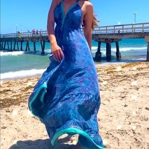 SILK DRESS -ONE SIZE